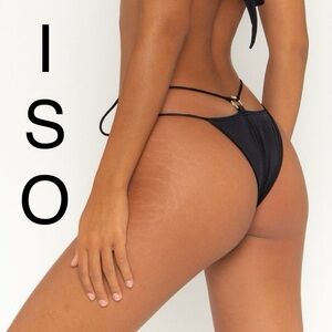 **IN SEARCH OF** sommer swim dulce nero tie side bikini bottoms